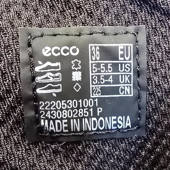 Ecco Metropole Amsterdam High Women's Tall Black Leather Boot Sizes NEW - Picture 10 of 10